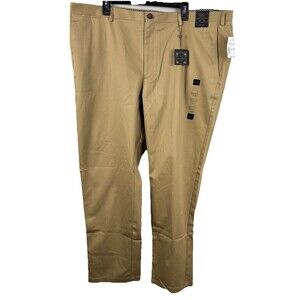 NWT Jos. A. Bank 46x32 Khaki Tan Cotton Reserve Tailored Fit Chino Mens Pants
